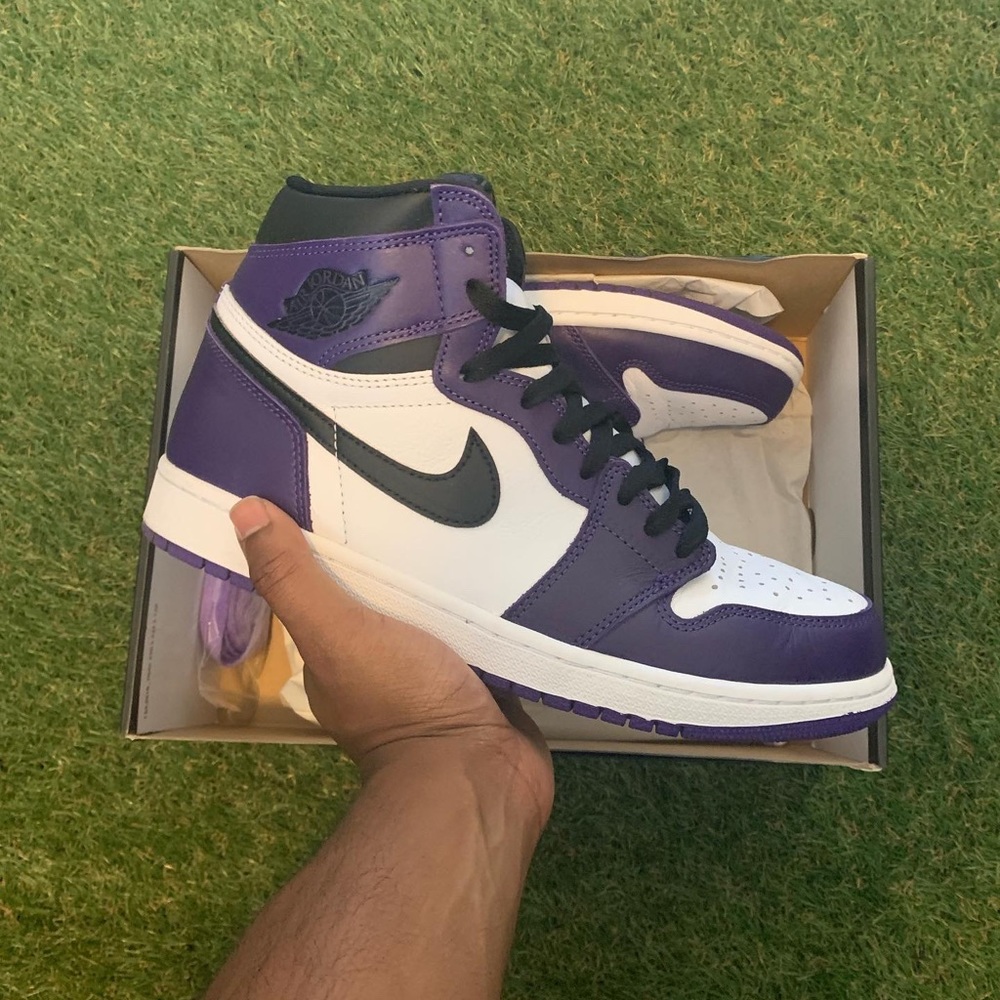 Jordan 1 Court Purple